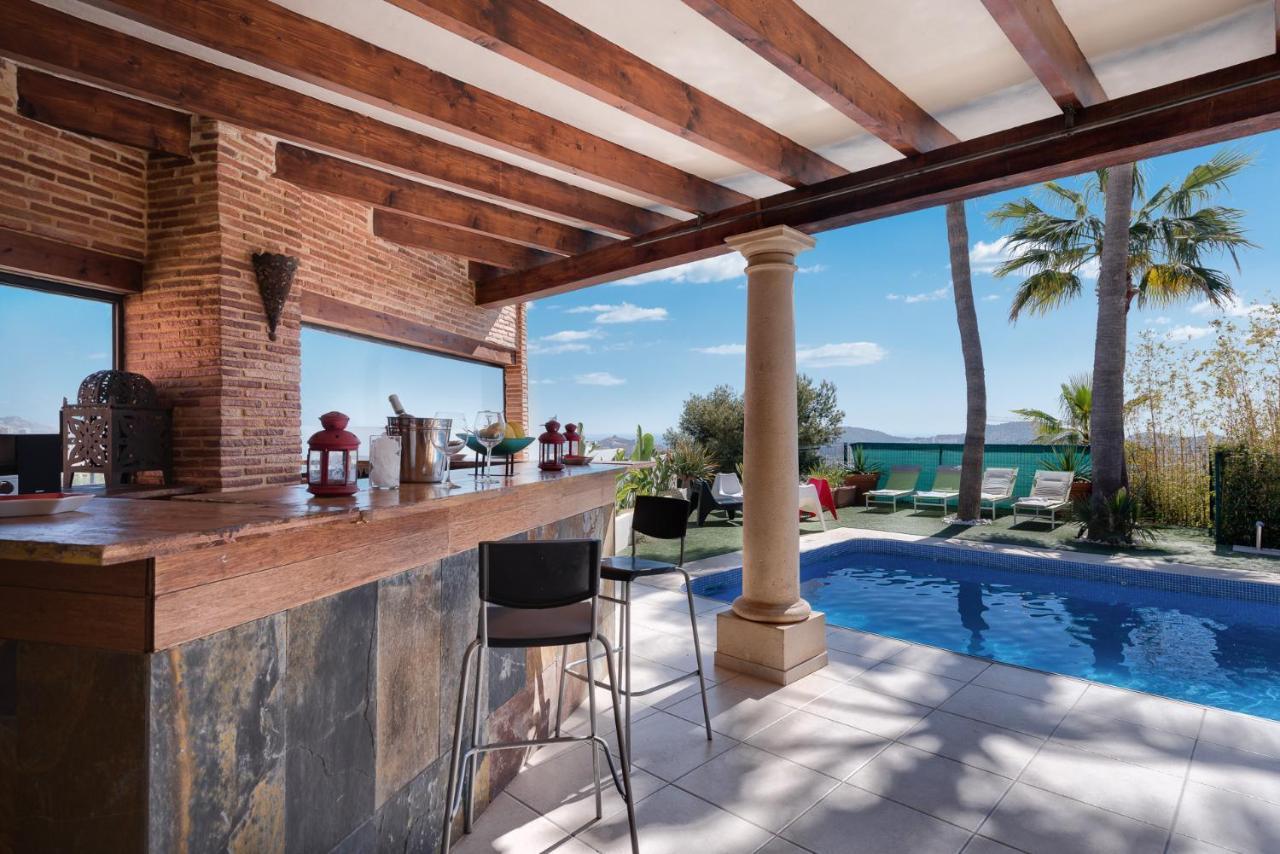 Villa exclusiva con espectaculares vistas al Mediterráneo Cala de Finestrat Exterior foto