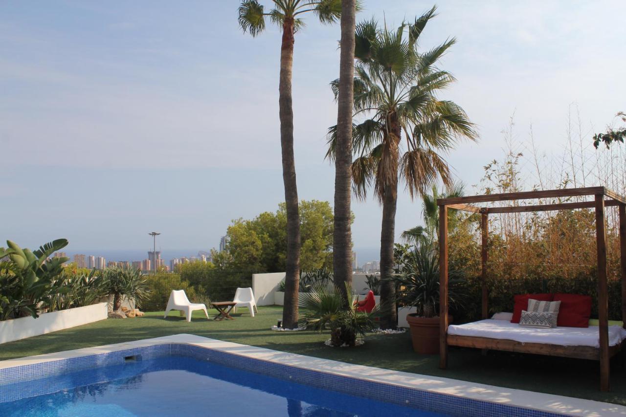 Villa exclusiva con espectaculares vistas al Mediterráneo Cala de Finestrat Exterior foto