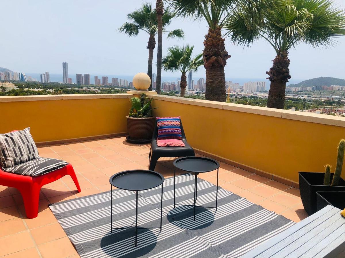 Villa exclusiva con espectaculares vistas al Mediterráneo Cala de Finestrat Exterior foto