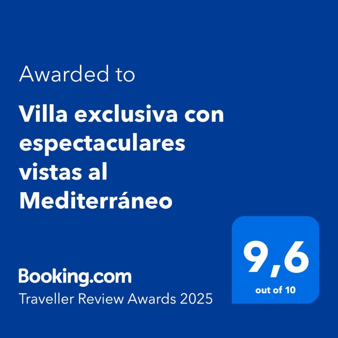 Villa exclusiva con espectaculares vistas al Mediterráneo Cala de Finestrat Exterior foto
